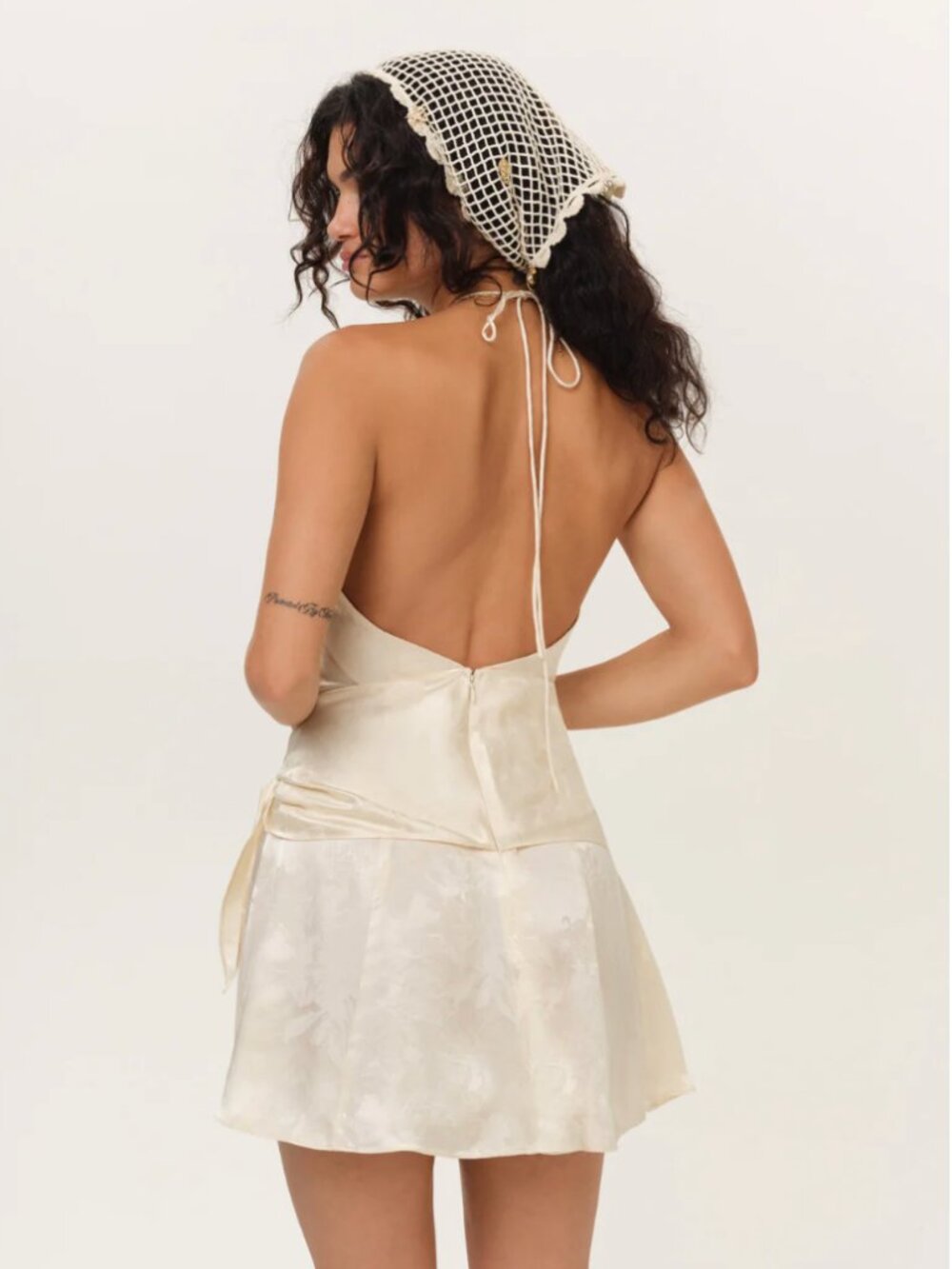 For Love & Lemons Adrift Wrap Mini Dress - Picture 2 of 5